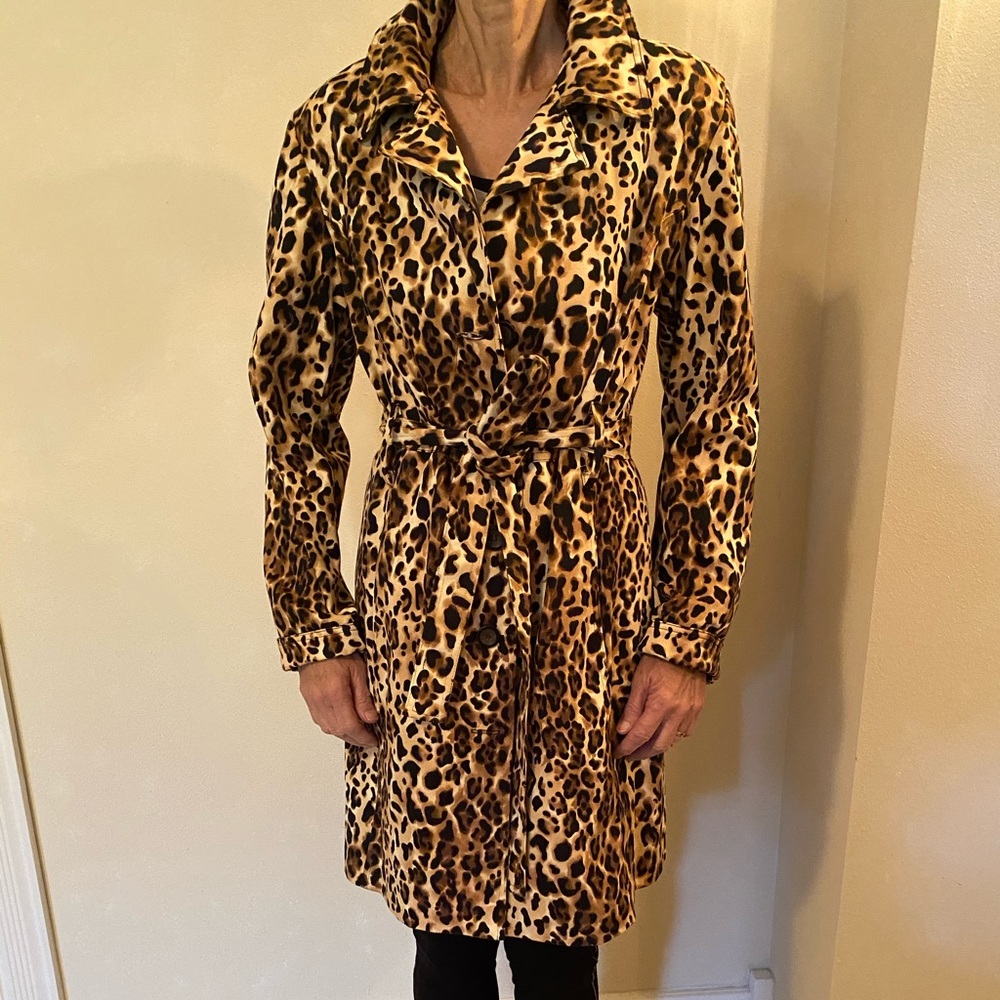 Suzette Leopard Tie Jacket Size S
